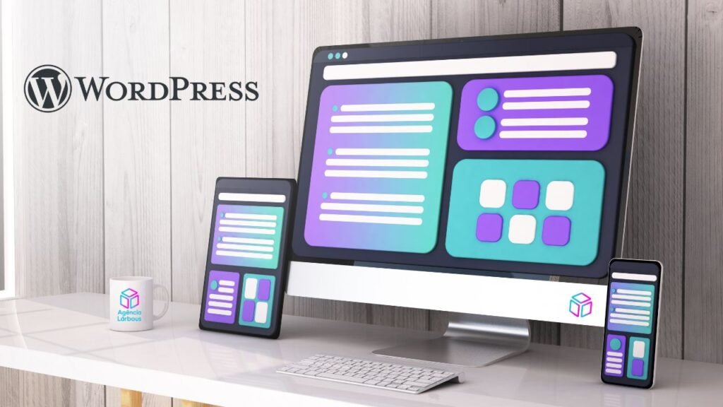 desenvolvimento wordpress - Home Page em Agência Larbous